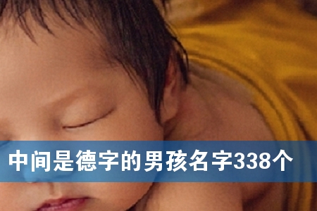 中间是德字的男孩名字338个